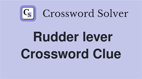 lever crossword clue|talisman crossword clue.